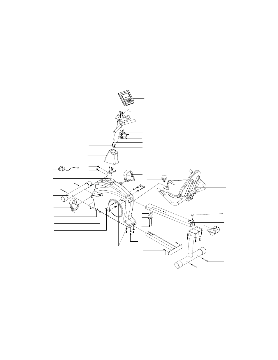 202 assembly drawing with reference numbers | Schwinn 202 User Manual | Page 6 / 17