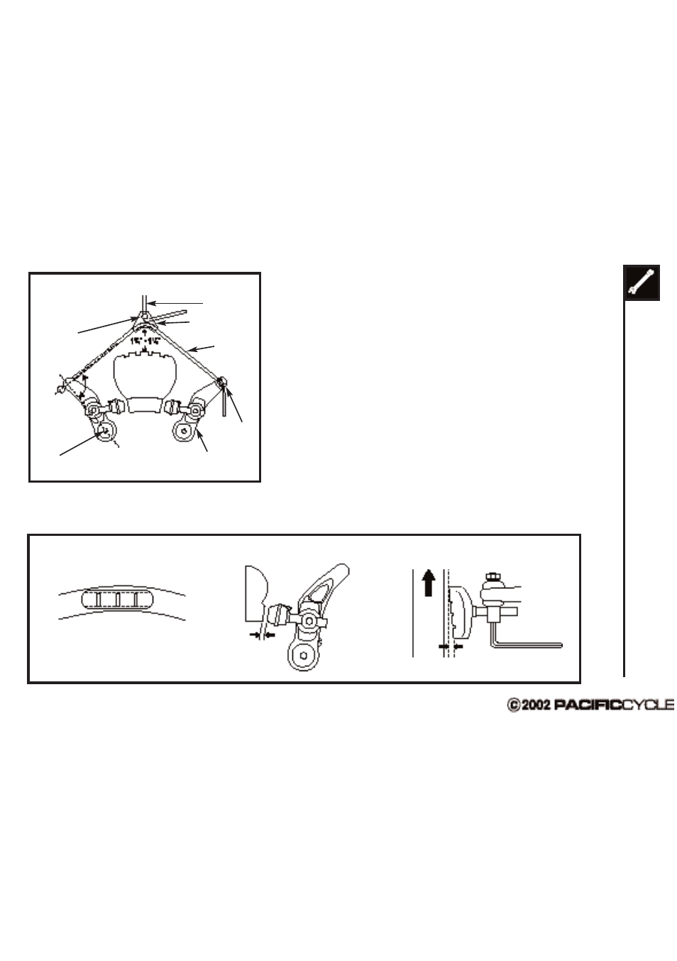Cantilever brakes - utilizing a straddle cable | Schwinn none User Manual | Page 57 / 112