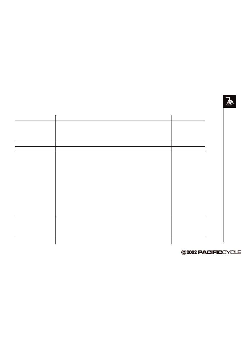 Schedule 2 - service checklist | Schwinn none User Manual | Page 63 / 112