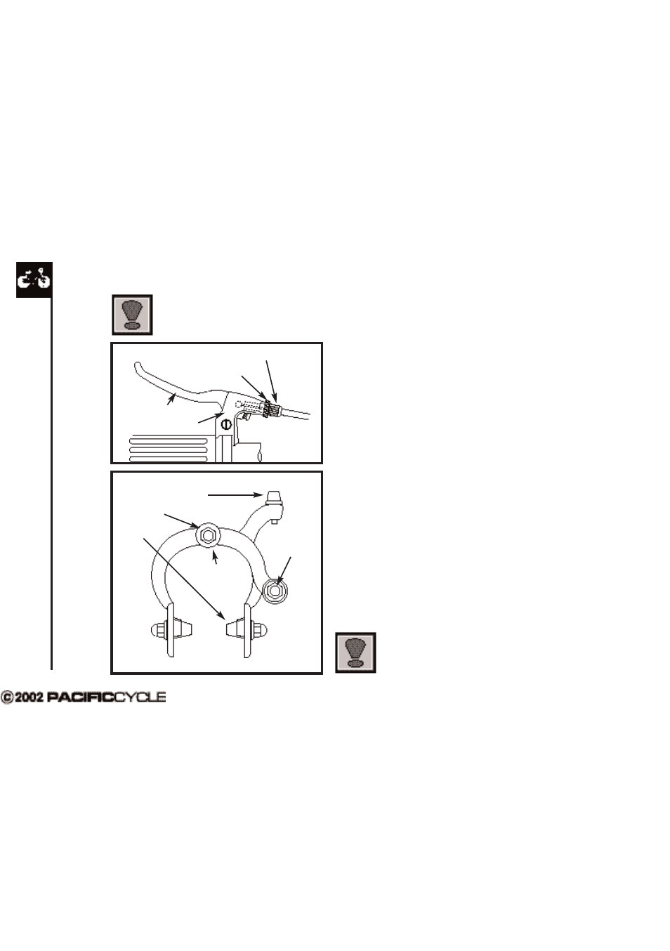Lubrication, Adjustment - sidepull calipers | Schwinn none User Manual | Page 78 / 112
