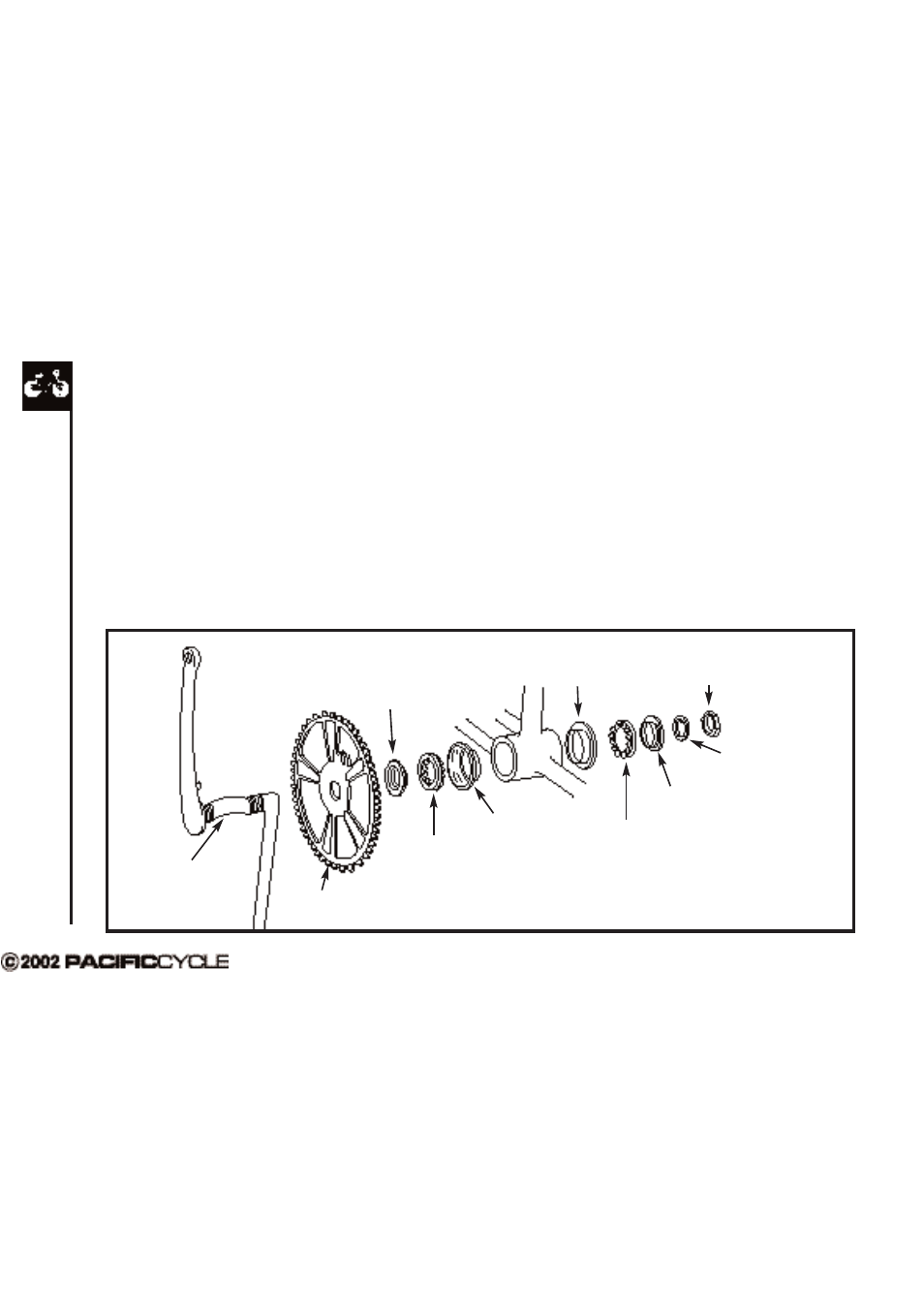 77 lubrication and adjustment - one piece cranks | Schwinn none User Manual | Page 96 / 112