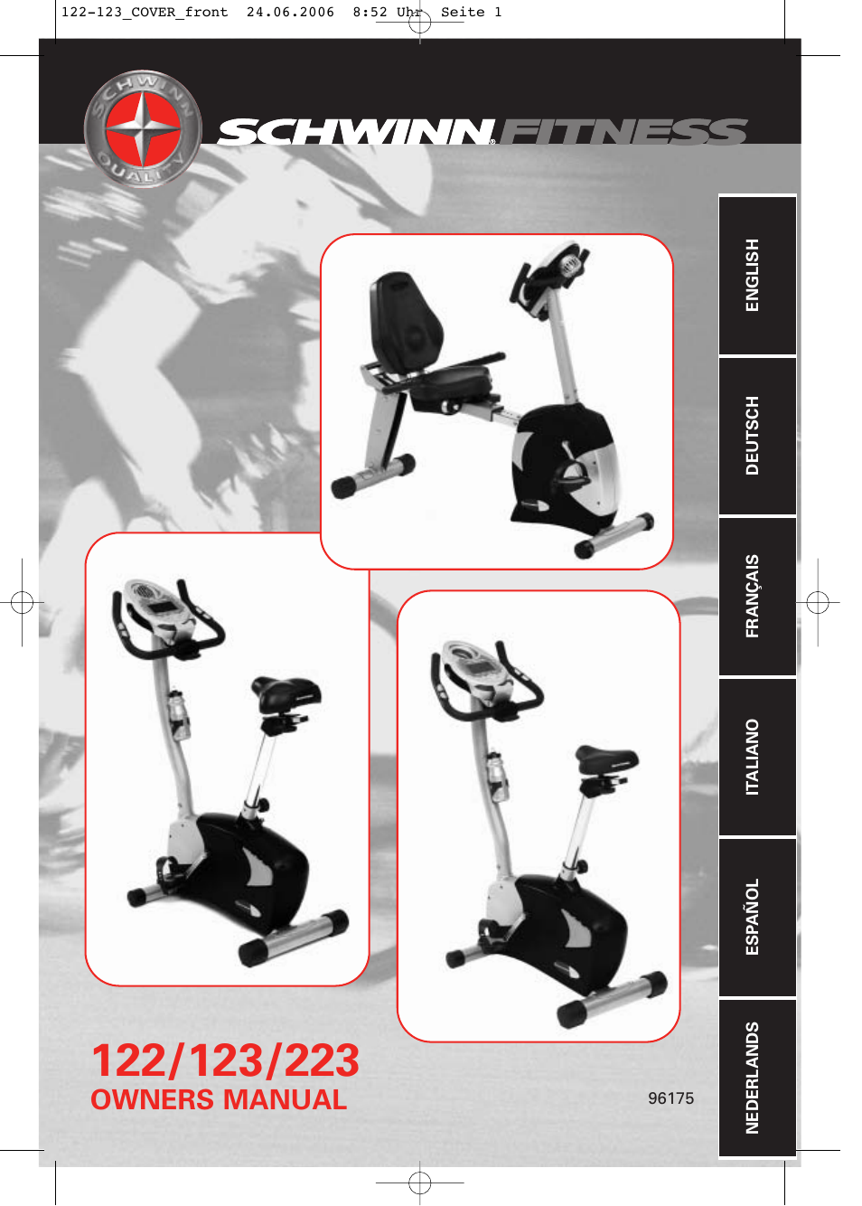 Schwinn FITNESS 123 User Manual | 266 pages