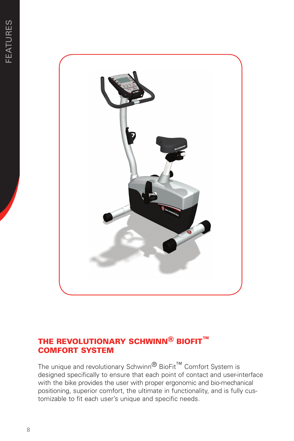 Schwinn 130/230 User Manual | Page 8 / 40