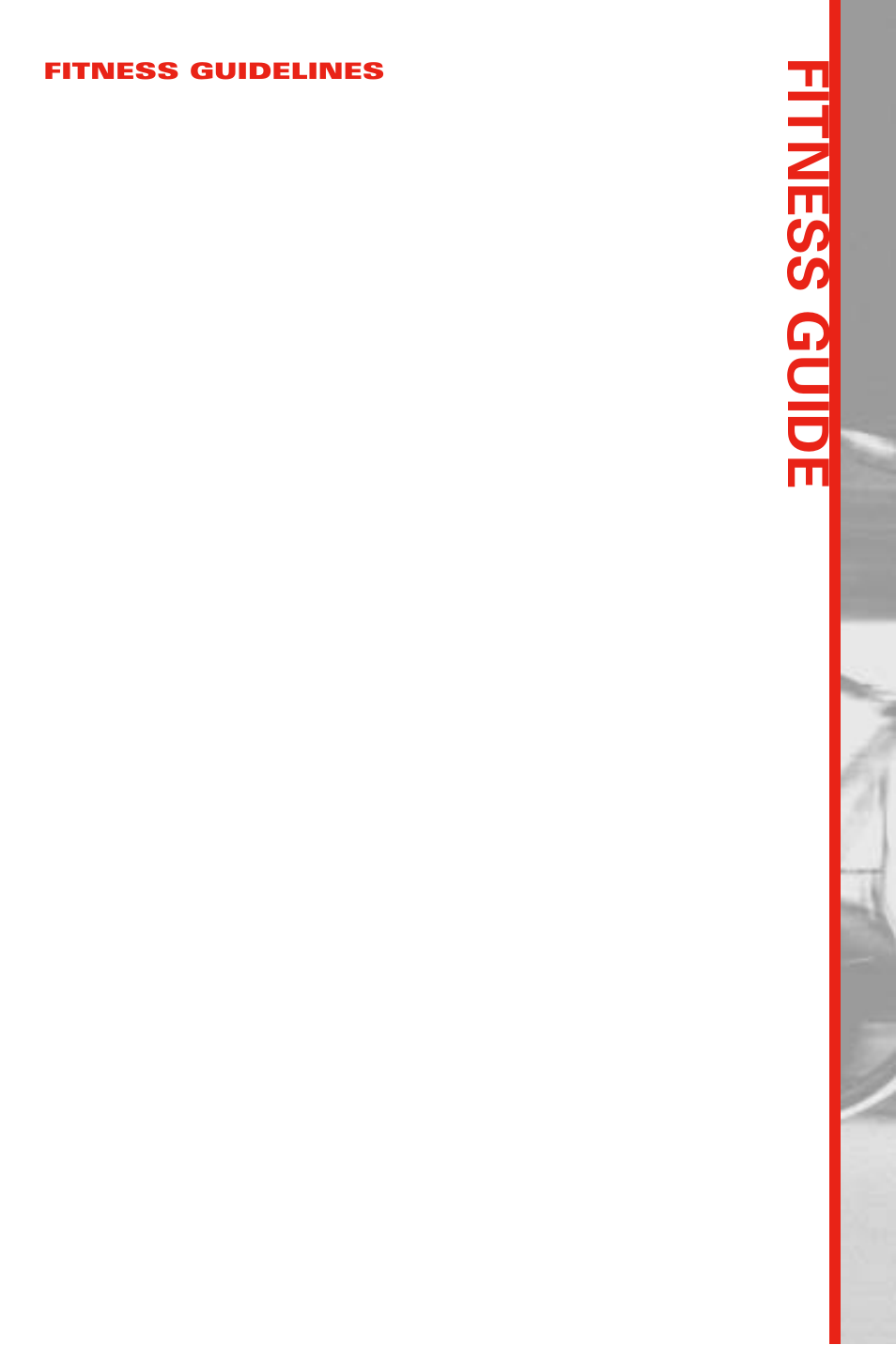 Fitness guide | Schwinn 222 User Manual | Page 23 / 34
