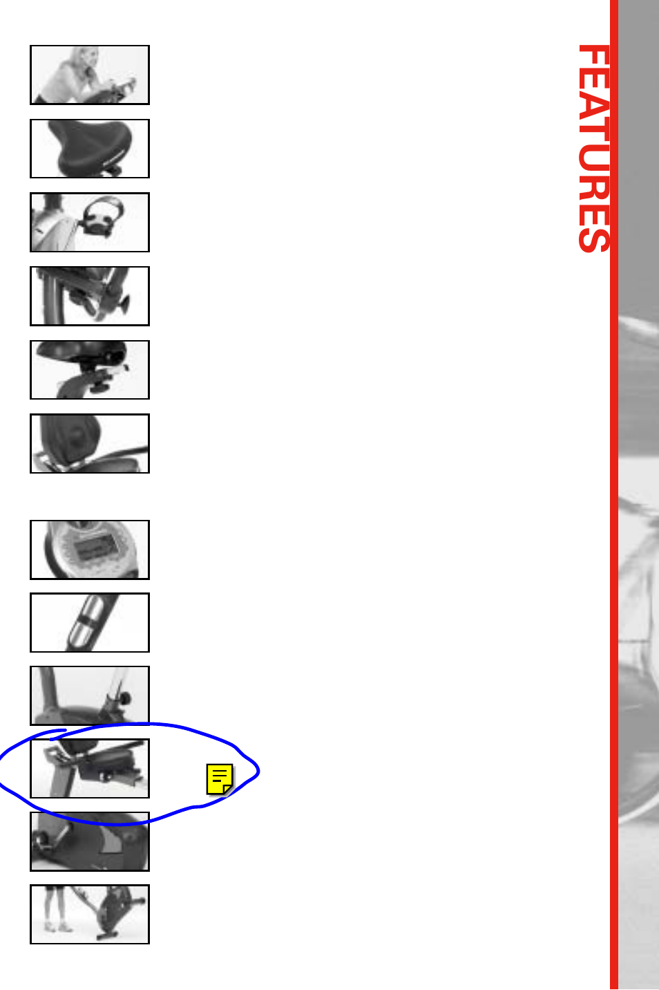 Fea tures | Schwinn 222 User Manual | Page 5 / 34