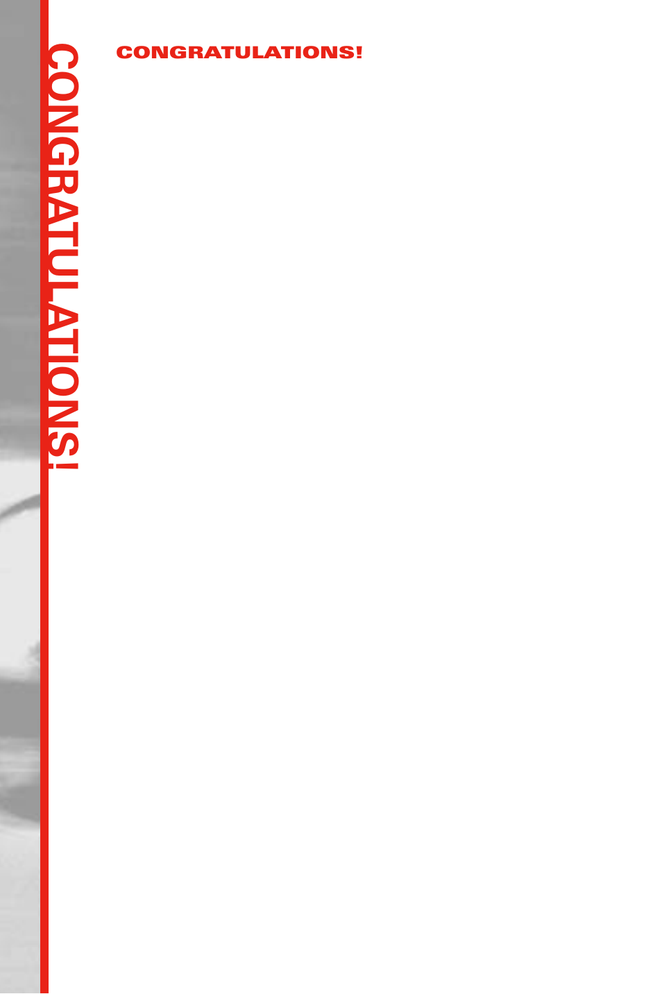 Congra tula tions | Schwinn 222 User Manual | Page 6 / 34