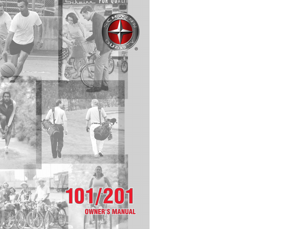 Schwinn 101/201 User Manual | 12 pages