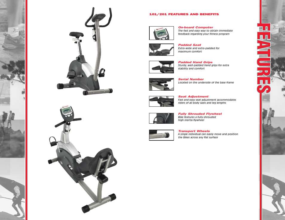 Schwinn 101/201 User Manual | Page 2 / 12