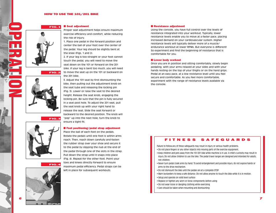 Schwinn 101/201 User Manual | Page 4 / 12