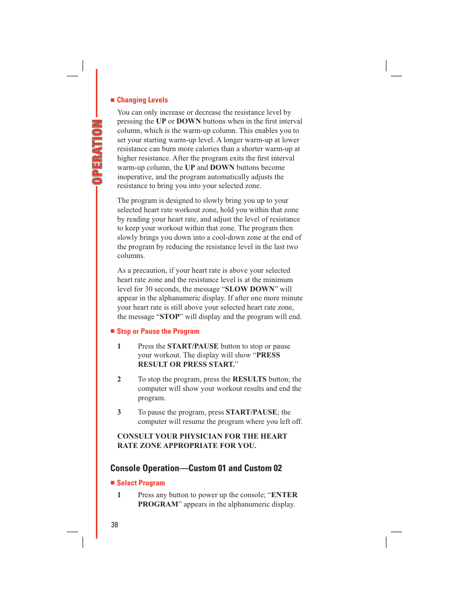 Schwinn 438 User Manual | Page 40 / 62