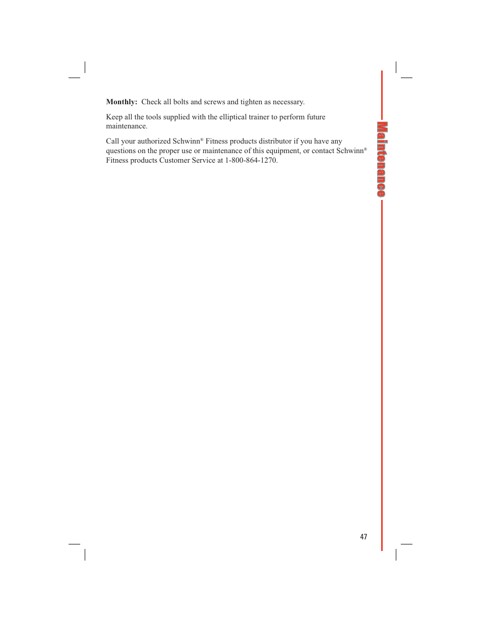 Schwinn 438 User Manual | Page 49 / 62