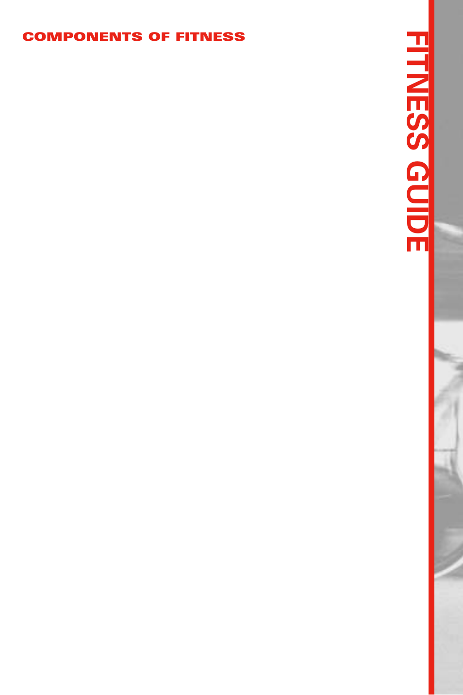 Fitness guide | Schwinn 112212 User Manual | Page 25 / 34
