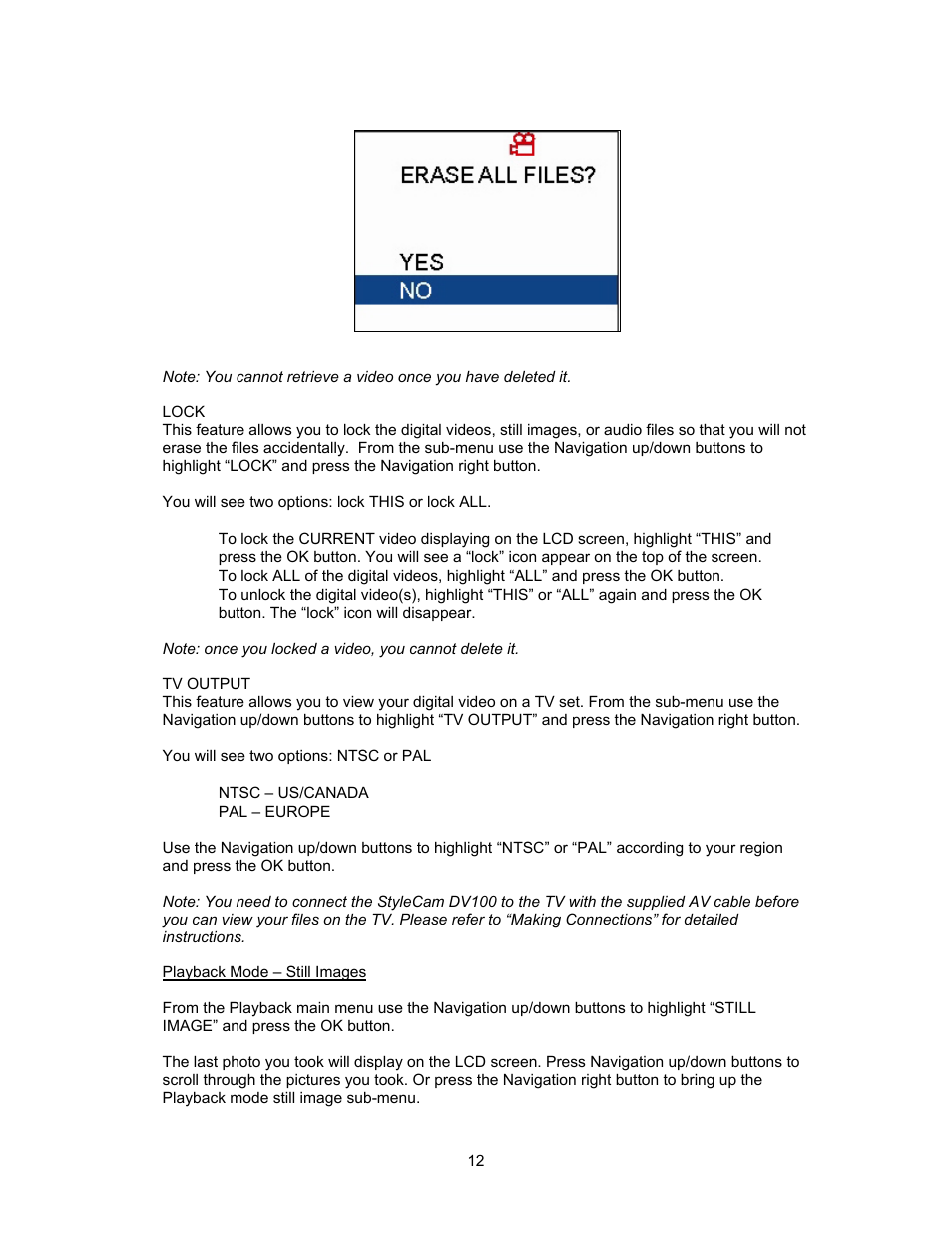 SiPix StyleCam DV100 User Manual | Page 15 / 35