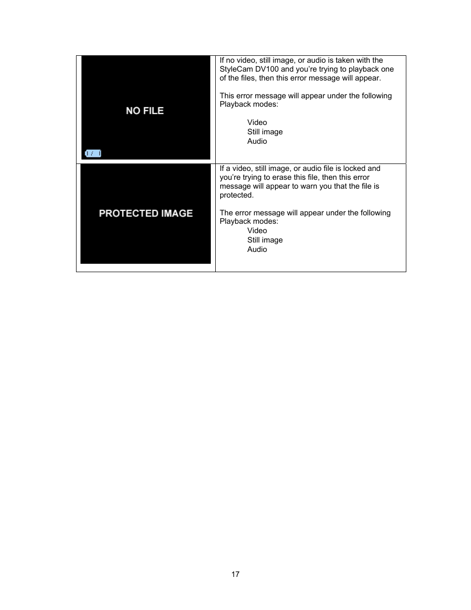 SiPix StyleCam DV100 User Manual | Page 20 / 35