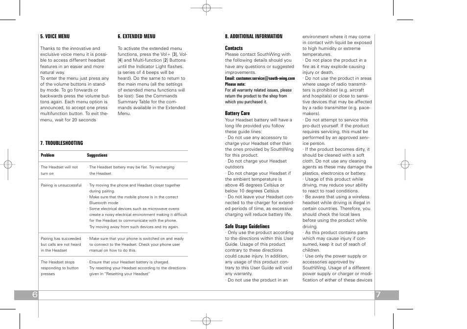 Southwing SH440 User Manual | Page 4 / 37