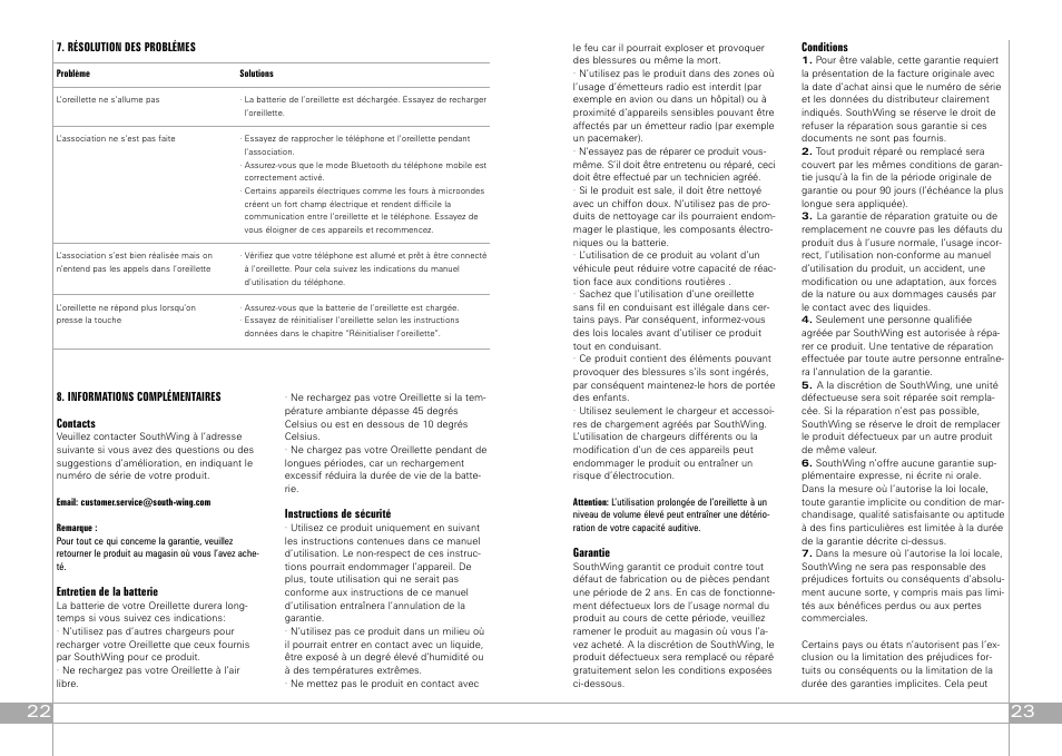 Southwing SA505 User Manual | Page 12 / 30