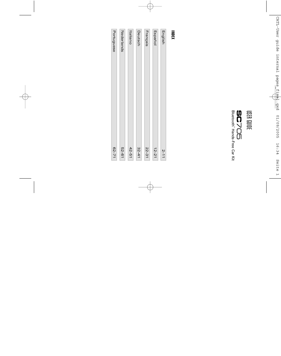 Southwing SC705 User Manual | 37 pages