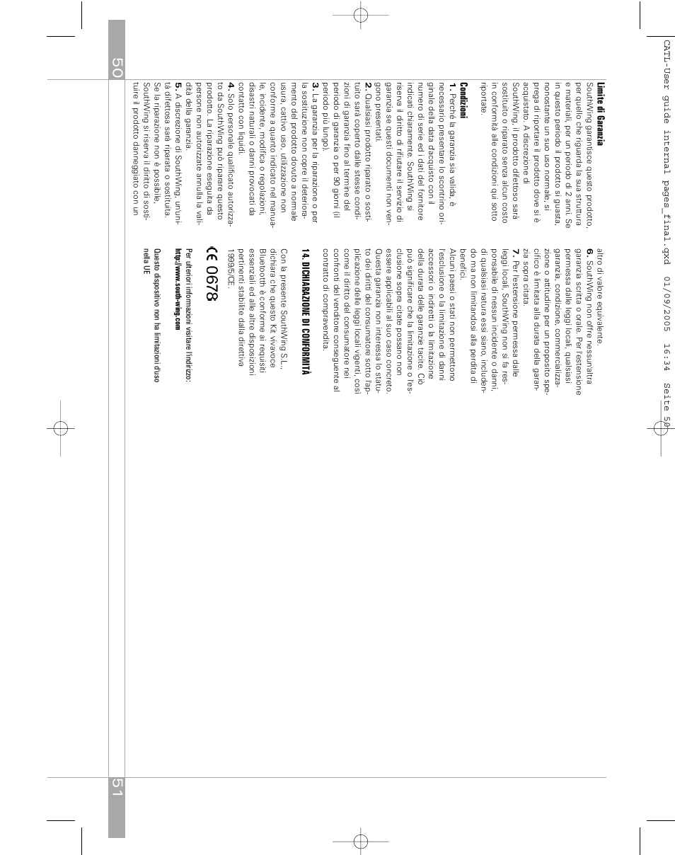 Southwing SC705 User Manual | Page 26 / 37