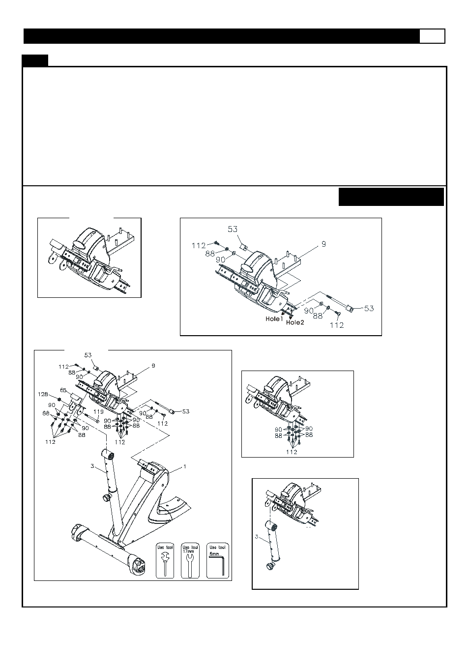 Assembly | Smooth Fitness V390 User Manual | Page 21 / 58