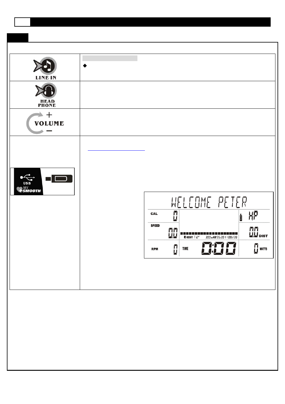 Computer operation | Smooth Fitness V390 User Manual | Page 36 / 58