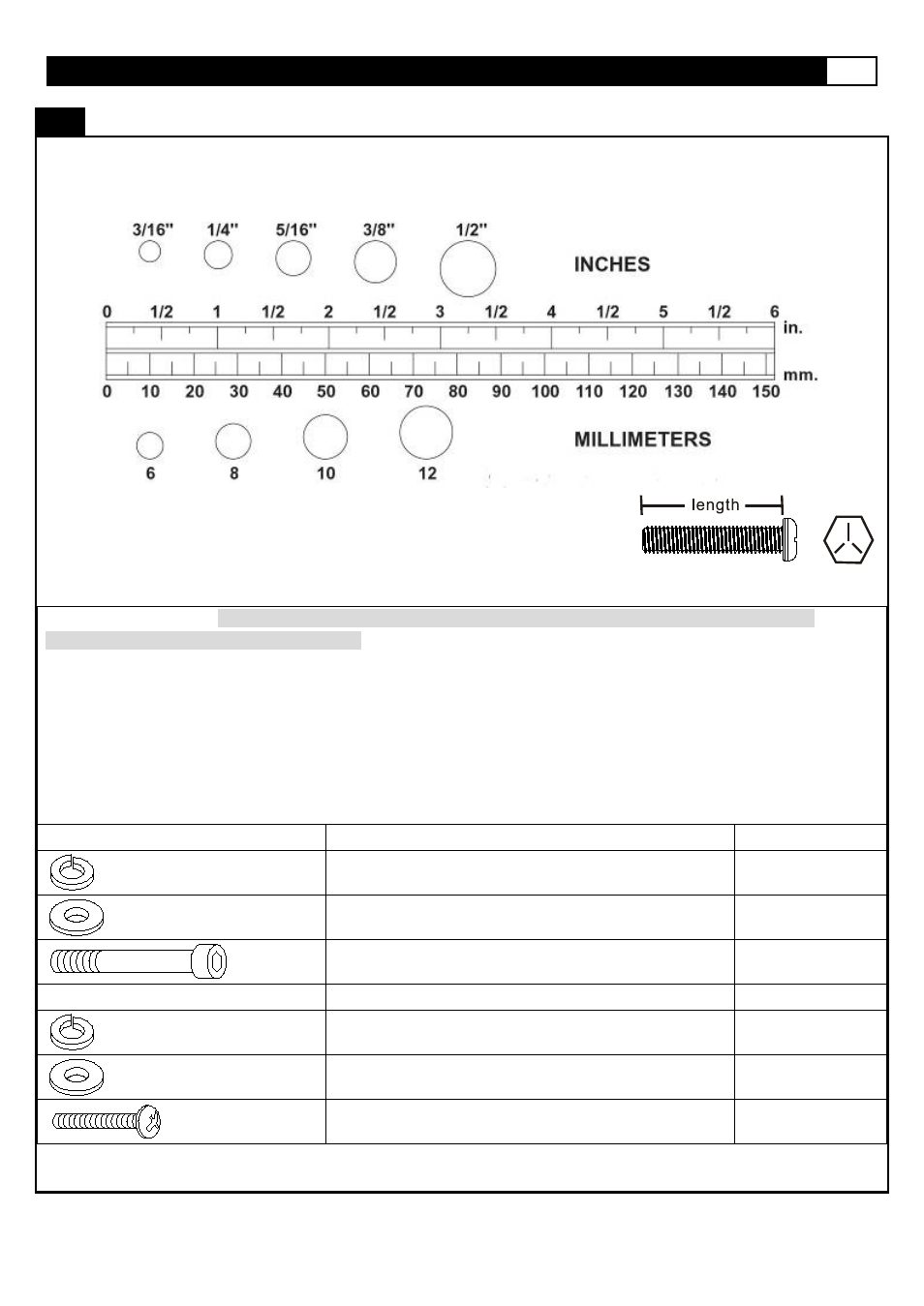 Supplied components / supplied hardware | Smooth Fitness V390 User Manual | Page 7 / 58