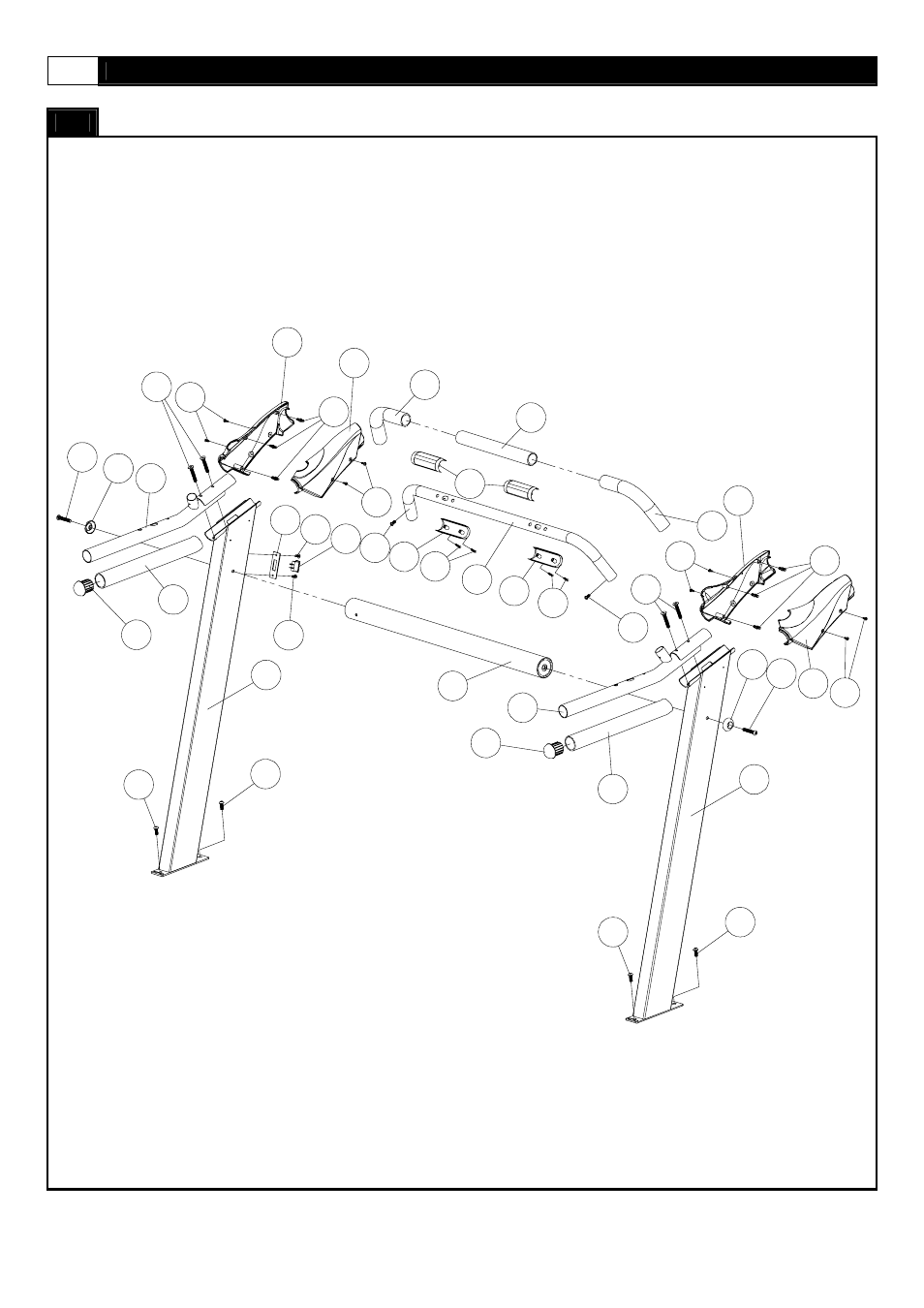 Parts diagram | Smooth Fitness 7.6HR PRO User Manual | Page 12 / 34