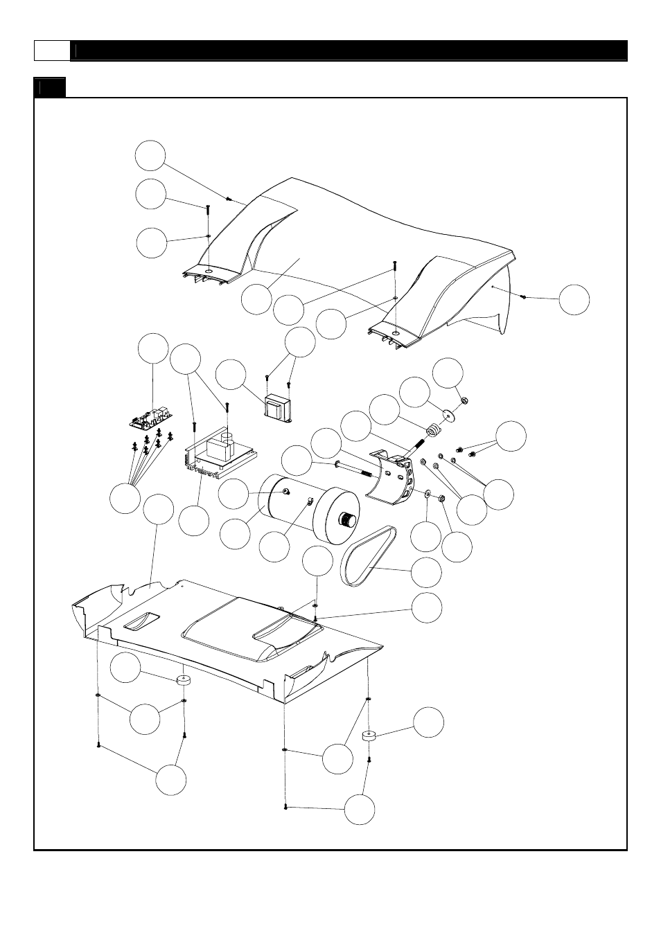 Parts diagram | Smooth Fitness 7.6HR PRO User Manual | Page 14 / 34