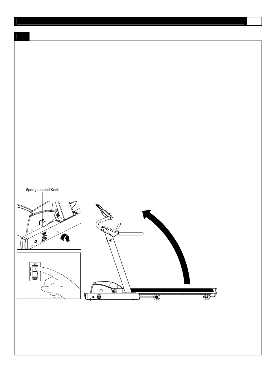 Folding instructions | Smooth Fitness 7.6HR PRO User Manual | Page 25 / 34