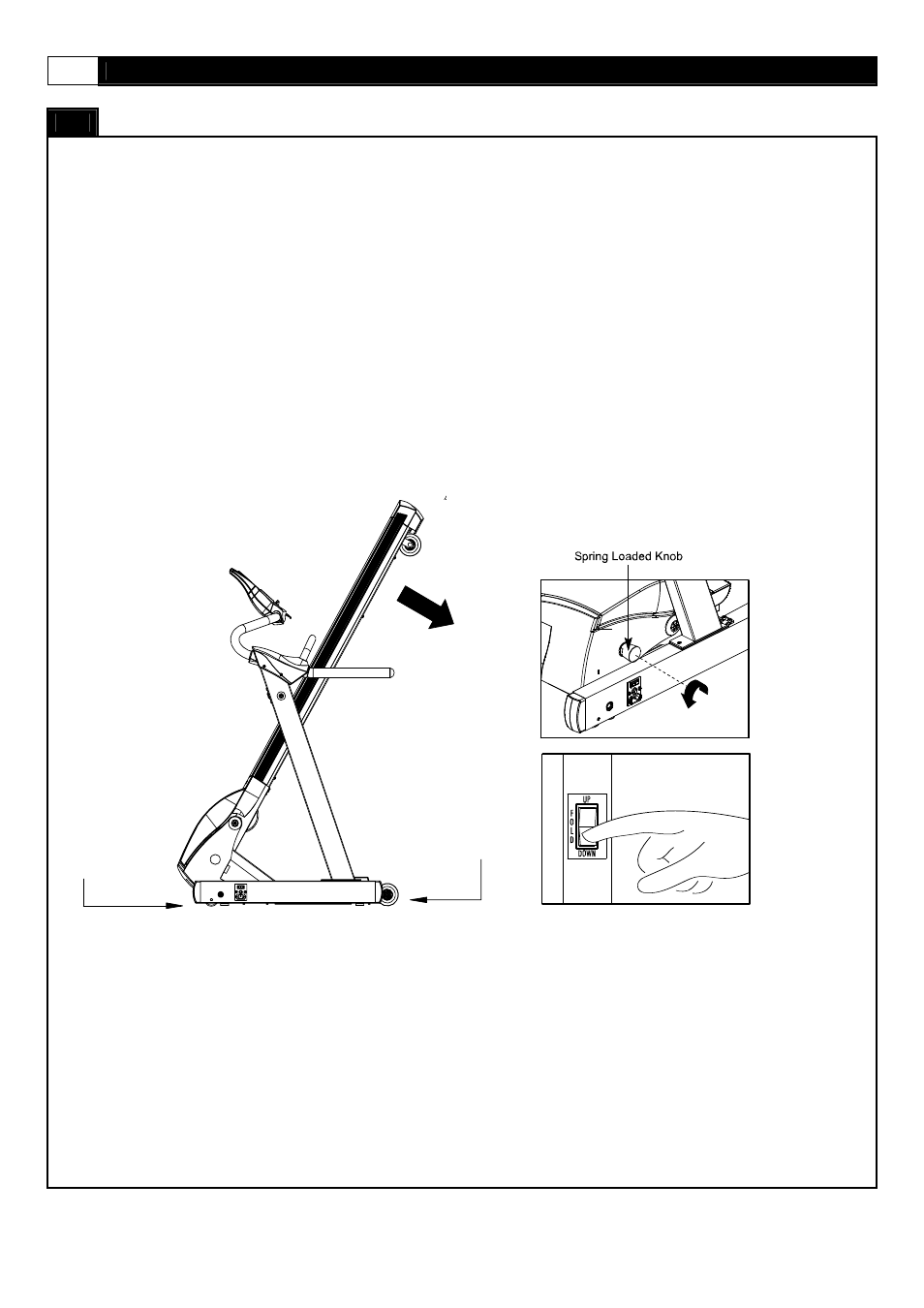 Unfolding instructions | Smooth Fitness 7.6HR PRO User Manual | Page 26 / 34