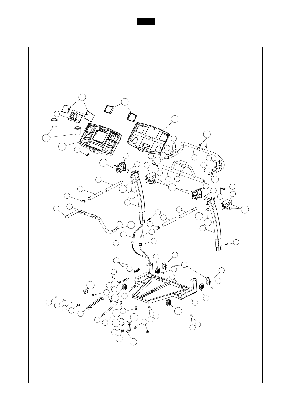 Parts diagram | Smooth Fitness 6.25 User Manual | Page 8 / 33