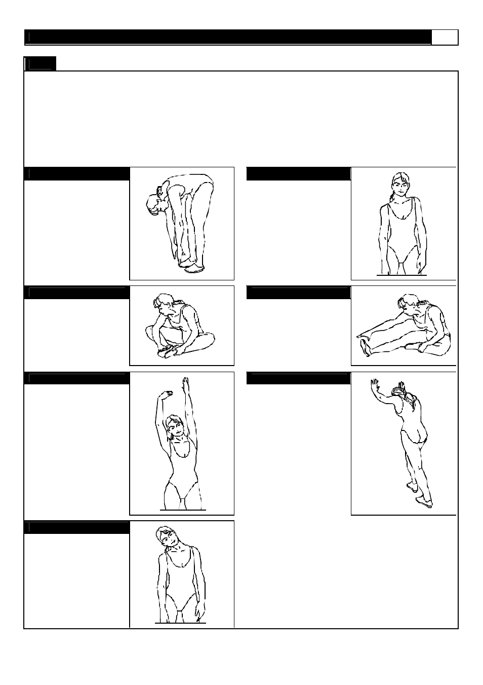 Stretching routine | Smooth Fitness RB5 User Manual | Page 31 / 32