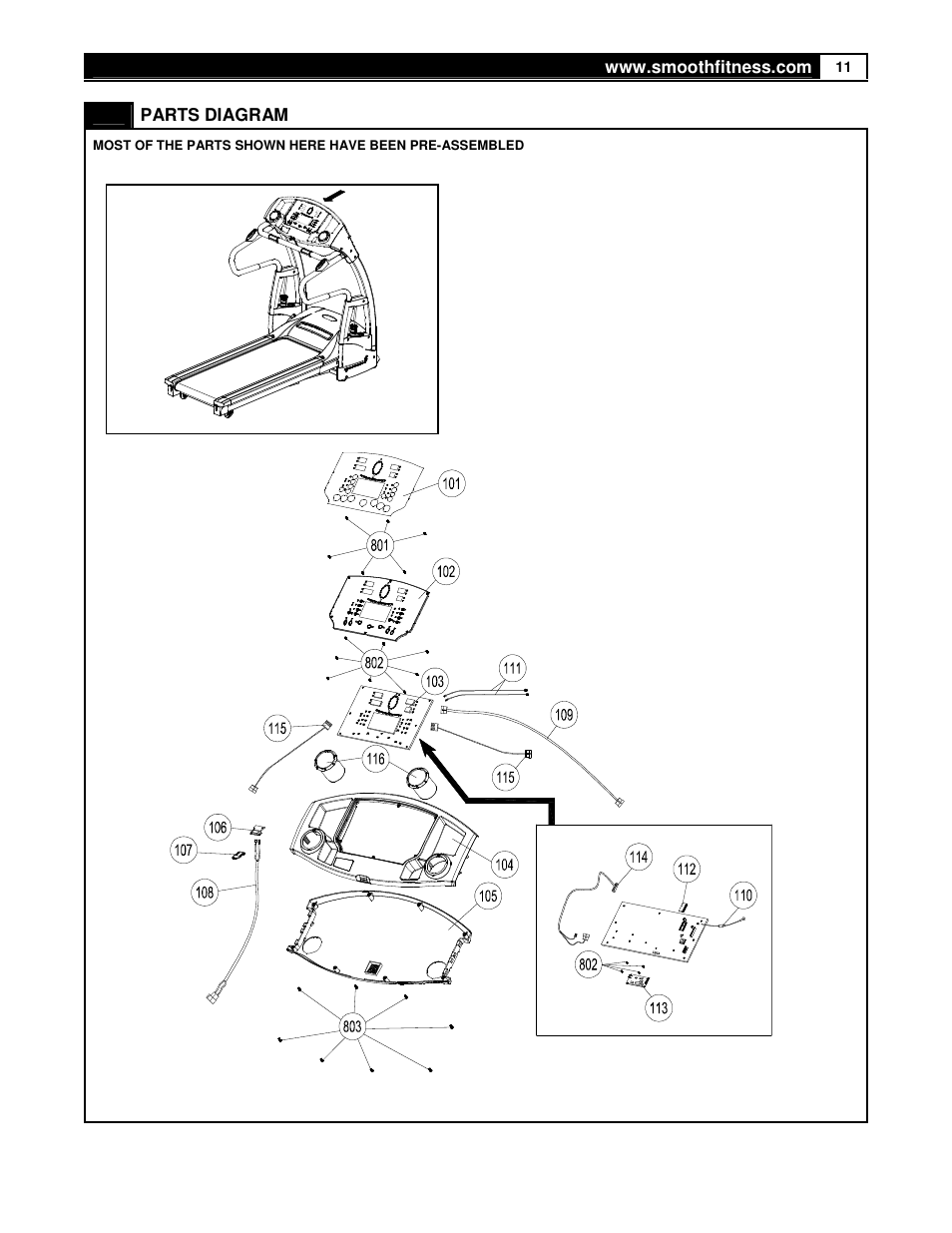 Smooth Fitness 9.35HR User Manual | Page 11 / 38