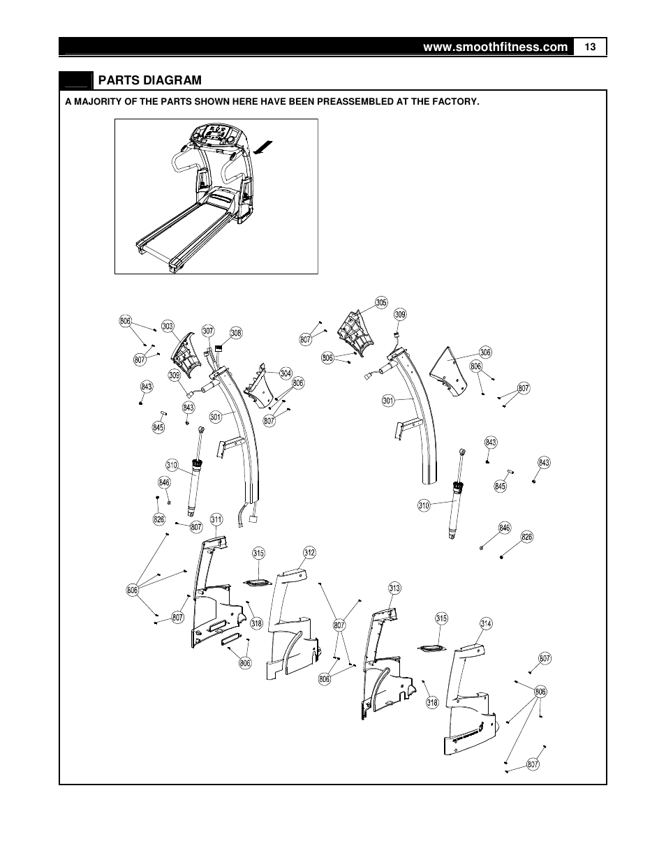 Smooth Fitness 9.35HR User Manual | Page 13 / 38