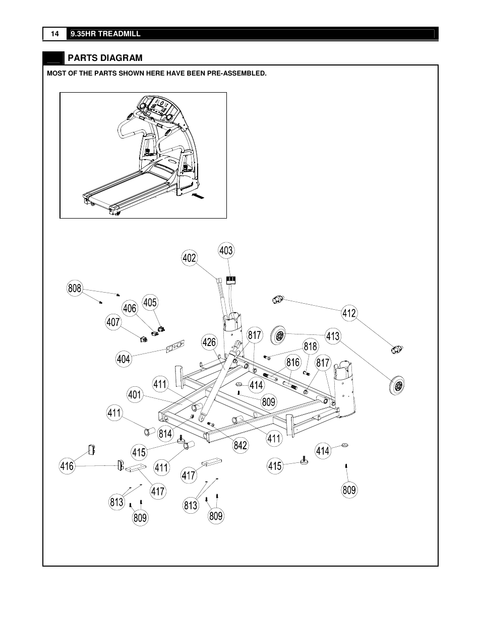 Smooth Fitness 9.35HR User Manual | Page 14 / 38