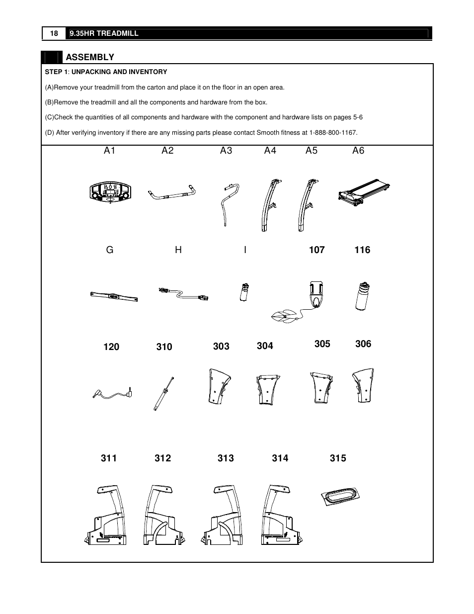 Smooth Fitness 9.35HR User Manual | Page 18 / 38