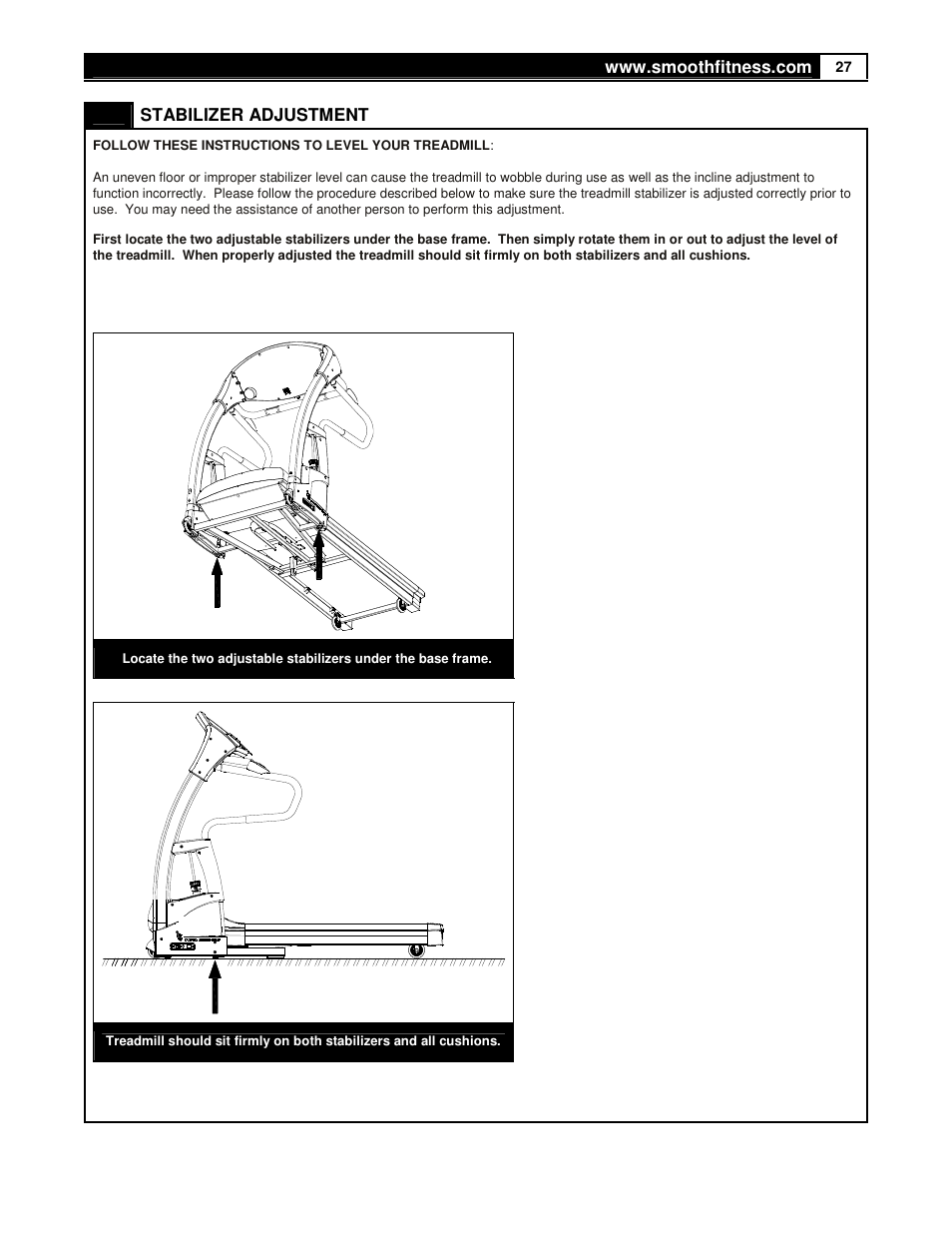 Smooth Fitness 9.35HR User Manual | Page 27 / 38