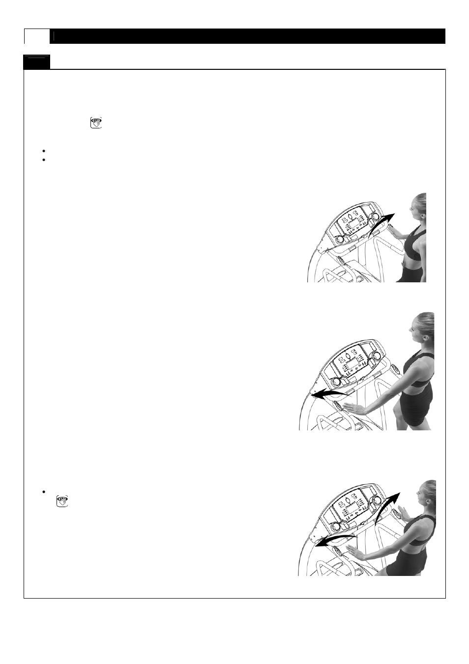 Motion control operation | Smooth Fitness 9.45TV User Manual | Page 34 / 42