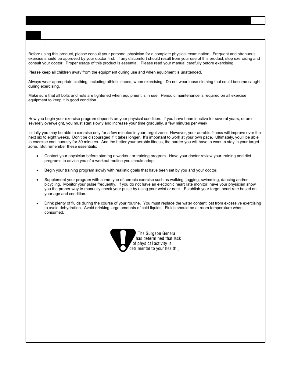 Important steps | Smooth Fitness Smooth EVO FX25 User Manual | Page 33 / 38