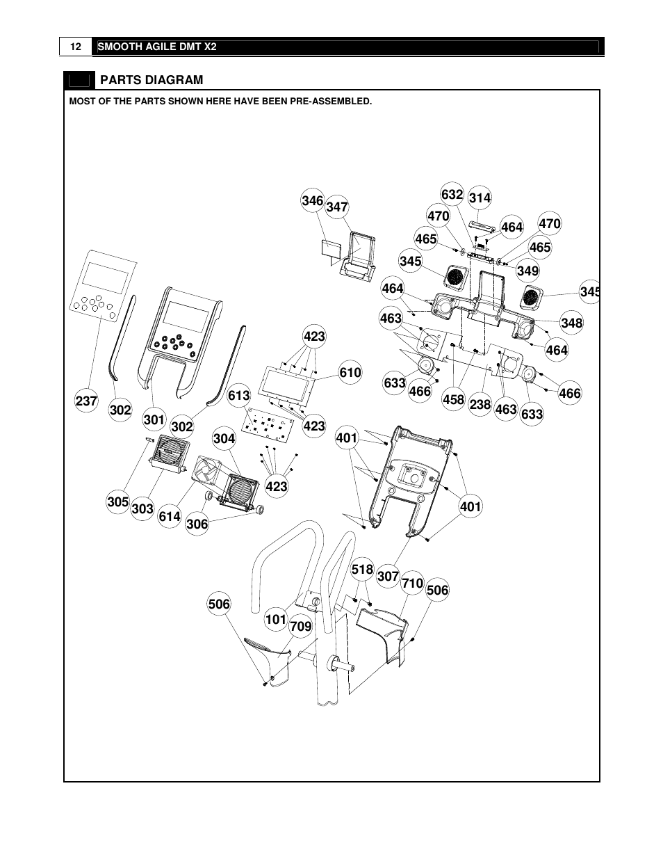 Smooth Fitness DMT X2 User Manual | Page 12 / 45