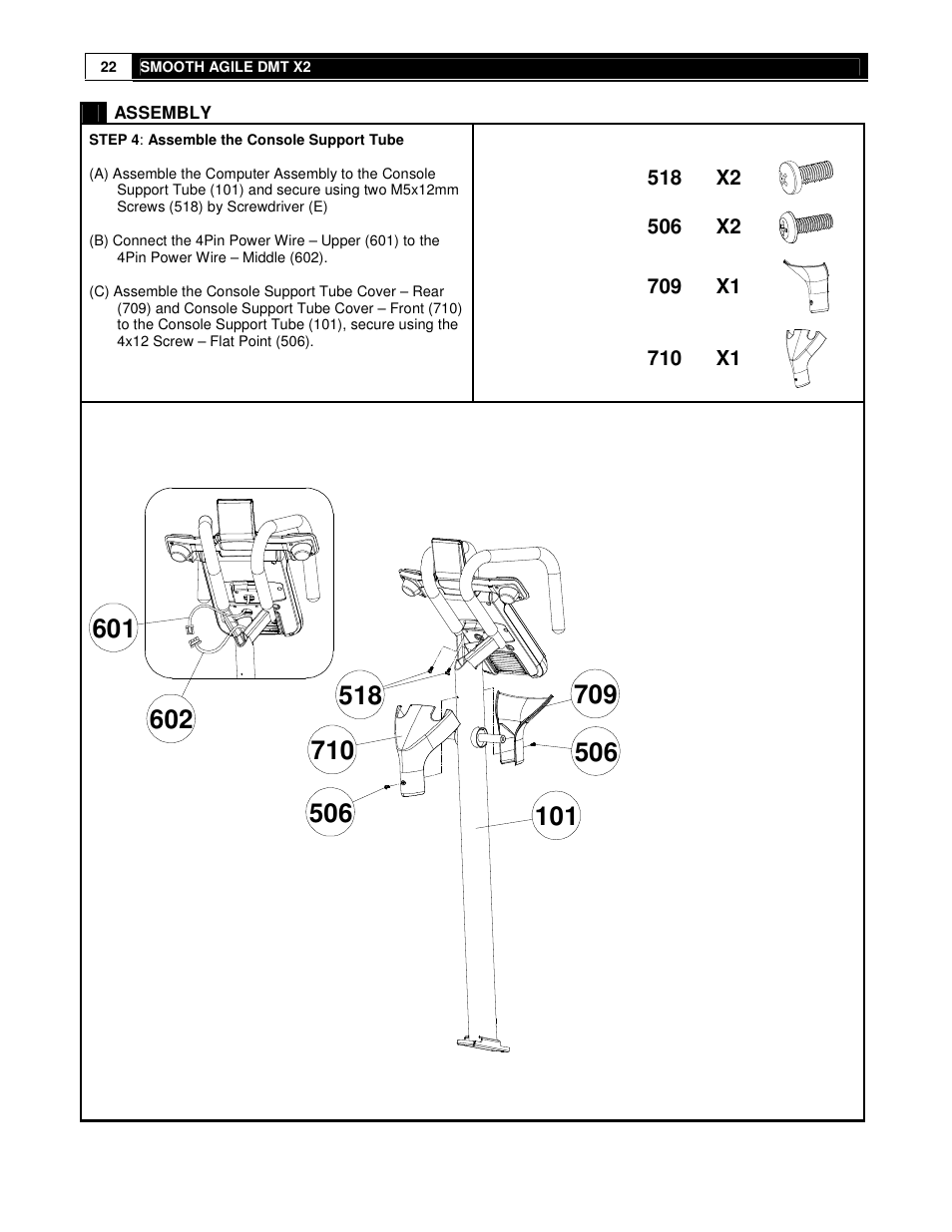 Smooth Fitness DMT X2 User Manual | Page 22 / 45