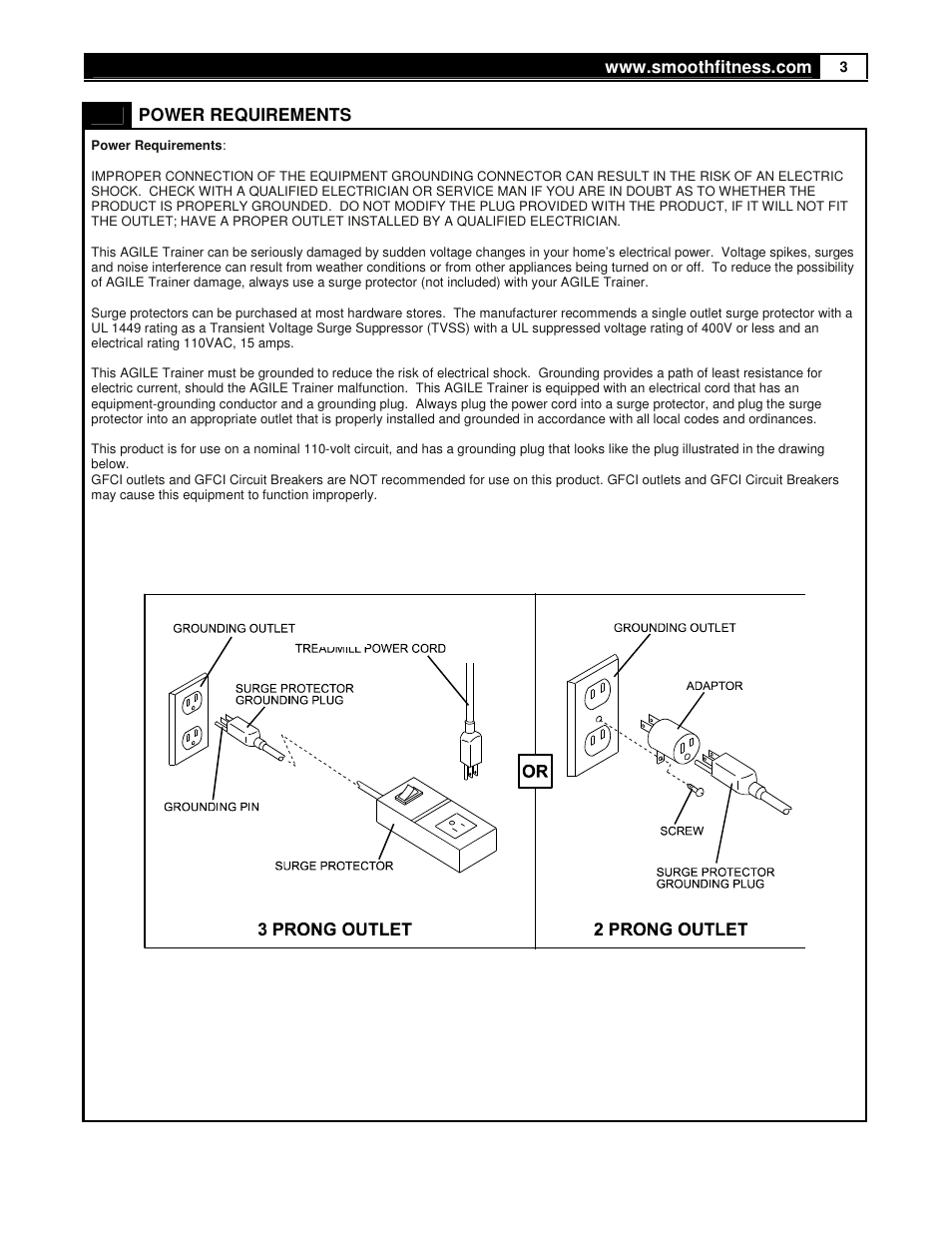 Smooth Fitness DMT X2 User Manual | Page 3 / 45