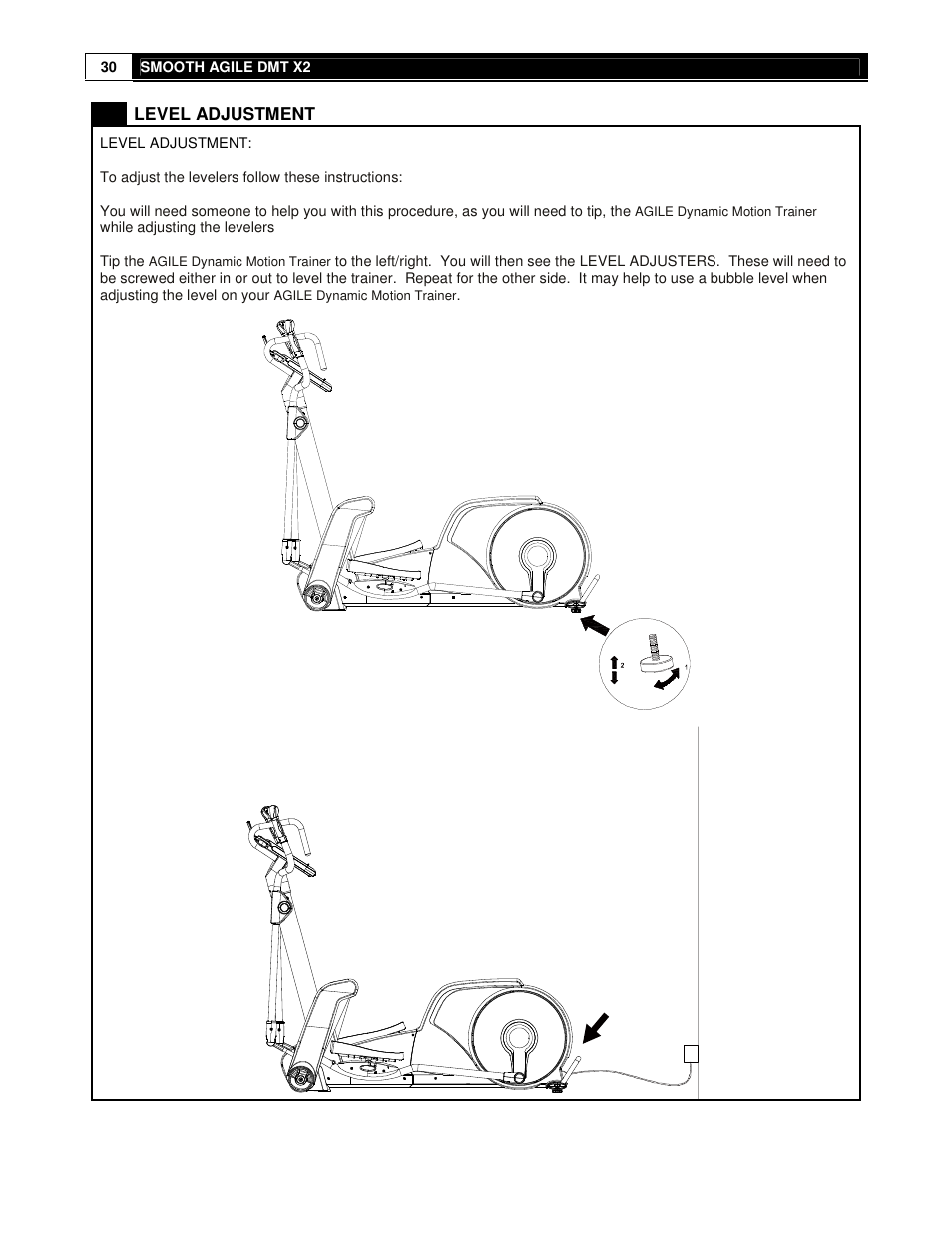 Smooth Fitness DMT X2 User Manual | Page 30 / 45