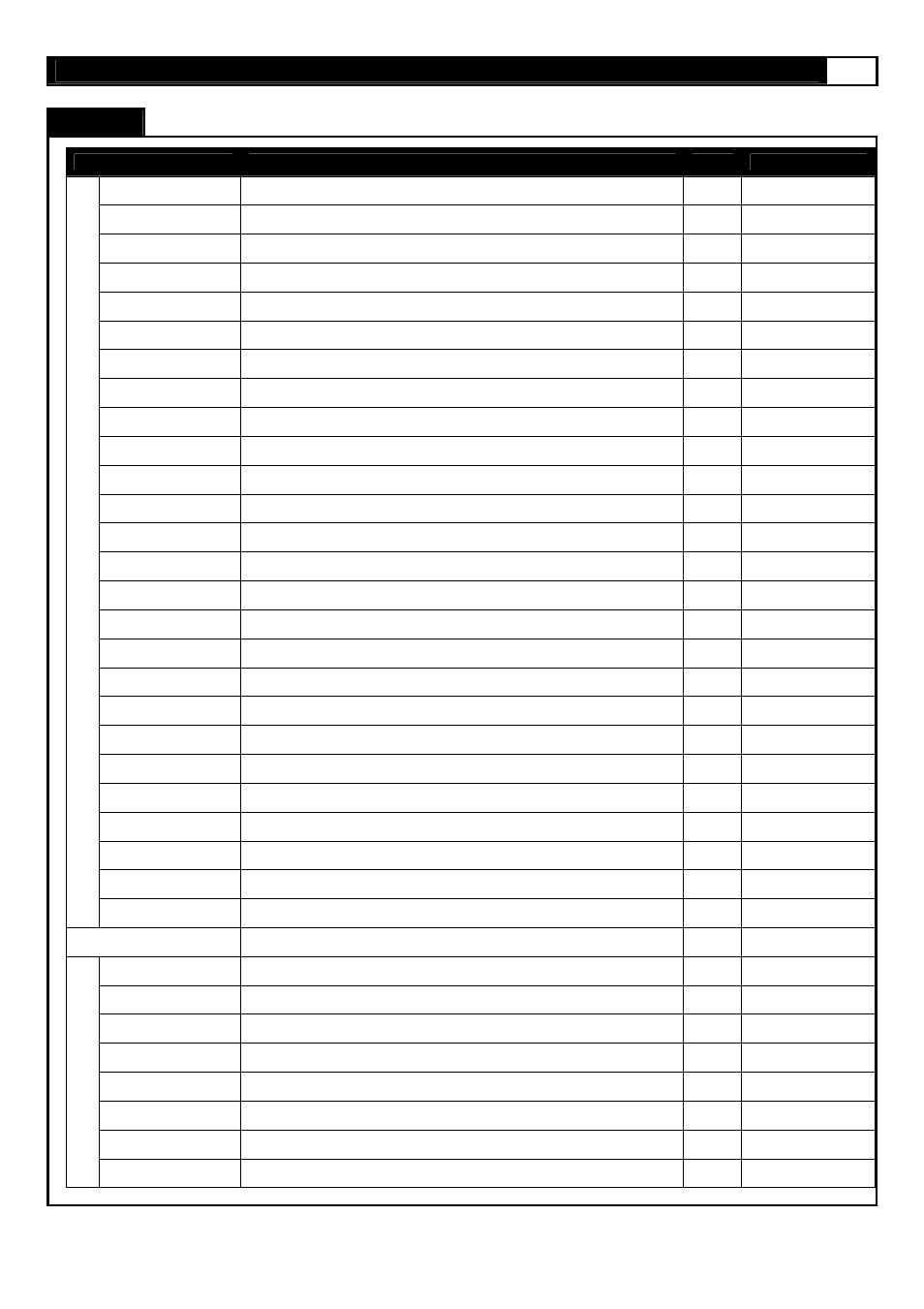 Complete parts list | Smooth Fitness Smooth 9.25x User Manual | Page 11 / 49