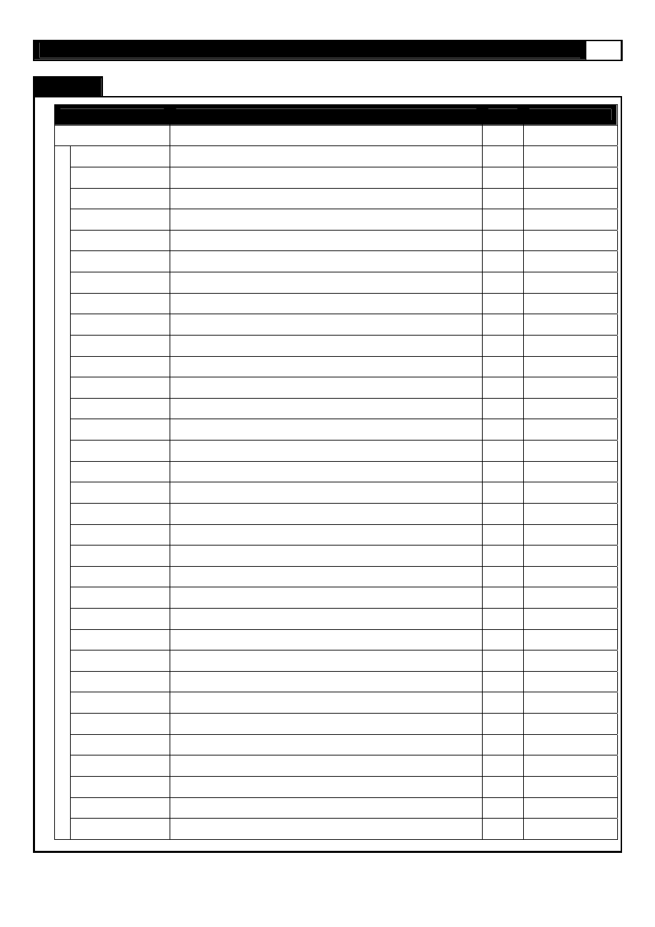 Complete parts list | Smooth Fitness Smooth 9.25x User Manual | Page 13 / 49
