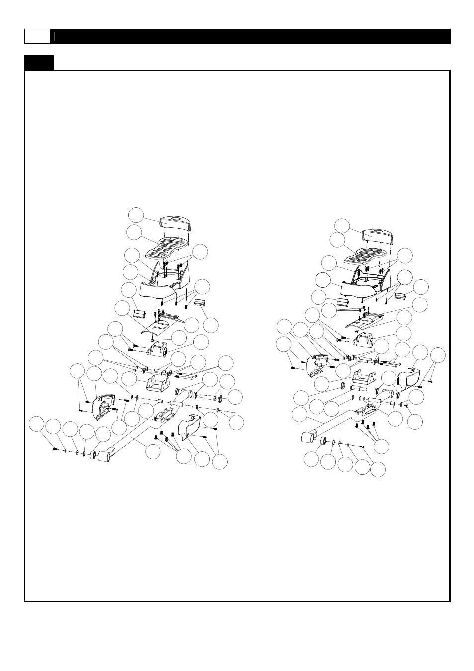 Parts diagram | Smooth Fitness Smooth 9.25x User Manual | Page 16 / 49