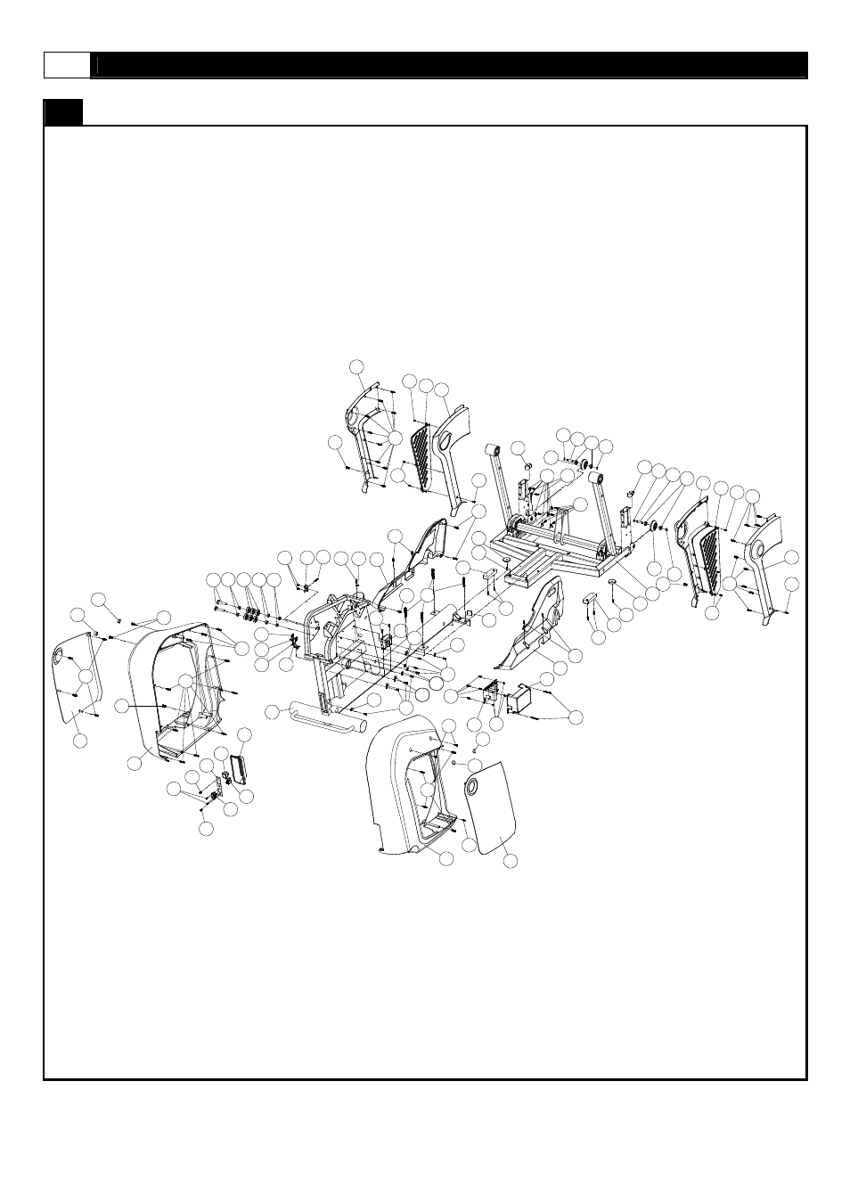 Parts diagram, 18 smooth agile trainer | Smooth Fitness Smooth 9.25x User Manual | Page 18 / 49