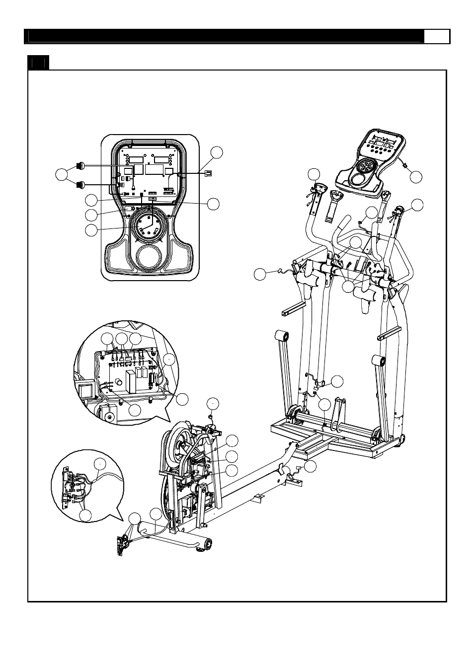 Parts diagram | Smooth Fitness Smooth 9.25x User Manual | Page 19 / 49