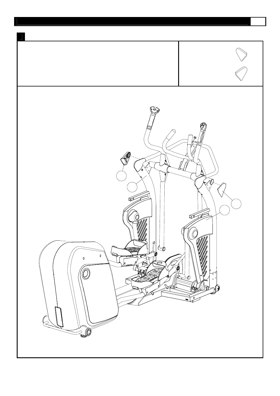 Assembly, 701 x1, 702 x1 | Smooth Fitness Smooth 9.25x User Manual | Page 29 / 49