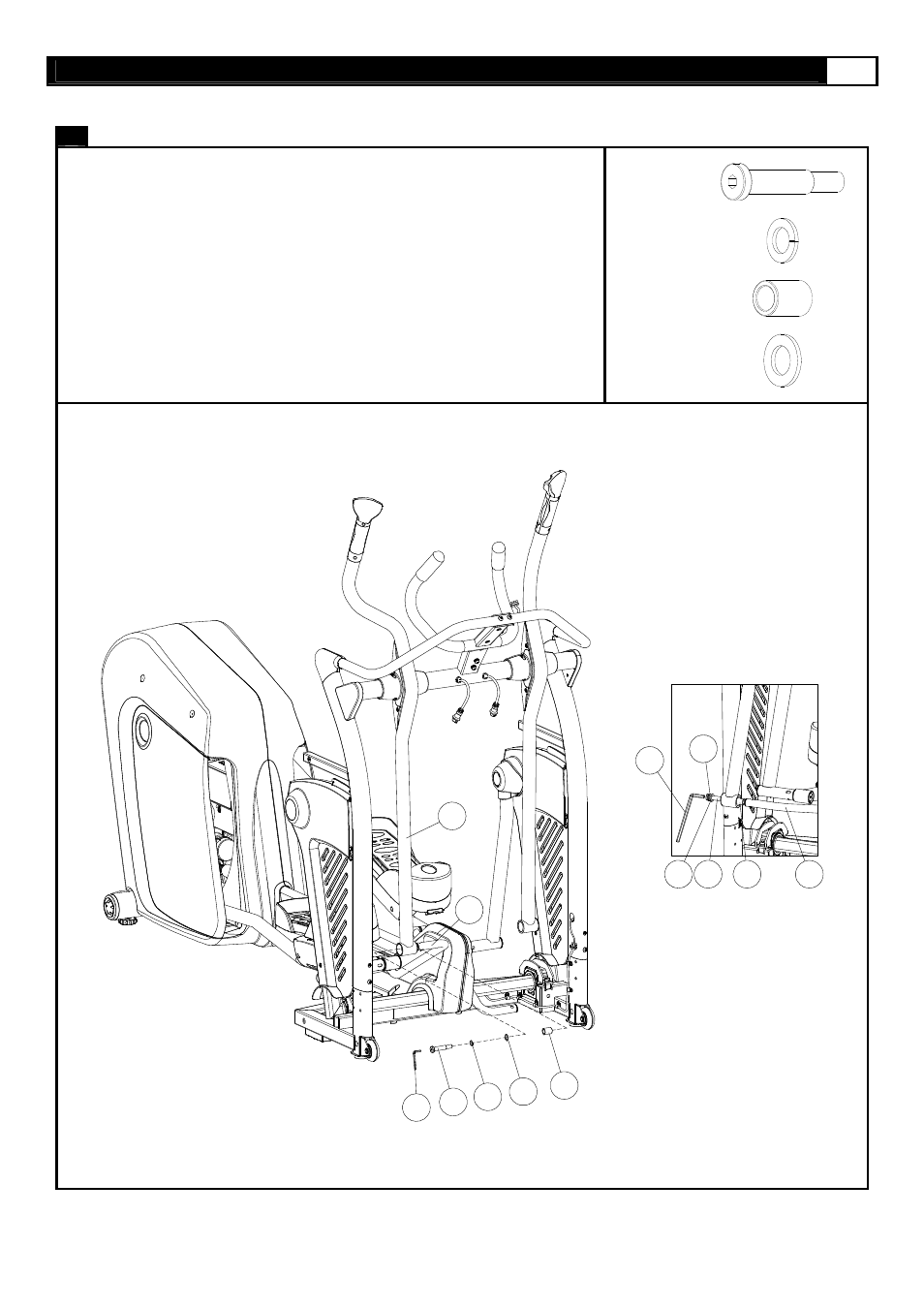 Assembly, Fig 1, 501 x2 | 510 x2, 514 x2, 515 x2 | Smooth Fitness Smooth 9.25x User Manual | Page 31 / 49