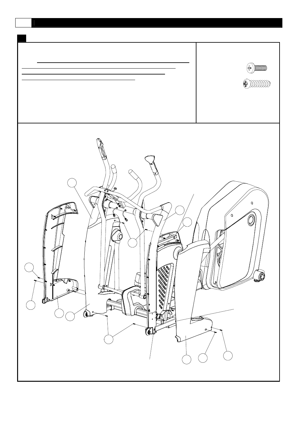 Assembly, 512 x2, 513 x6 | Smooth Fitness Smooth 9.25x User Manual | Page 34 / 49